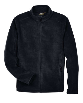 Front View of Black Men's Tall Journey Fleece Jacket - 88190T