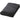 Front View of Black Micro Coral Plush Blanket plain
