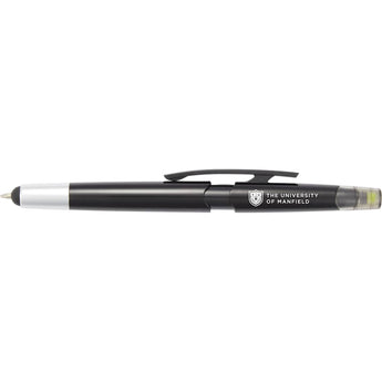 Front View of Black Recycled Combo Highlighter