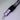 Front View of Black Recycled Polyester Reflective Lanyard plain