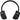 Front View of Black Rewired Recycled Bluetooth Headphones plain