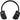 Front View of Black Rewired Recycled Bluetooth Headphones plain