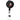 Front View of Black Round Badge Holder