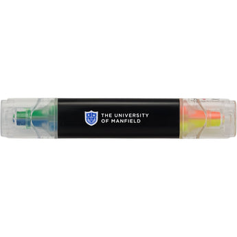 Front View of Black Scripto® Quad Highlighter