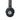 Front View of Black Skullcandy Riff 2 Bluetooth Headphones
