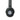 Front View of Black Skullcandy Riff 2 Bluetooth Headphones