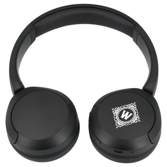 Front View of Black Sony WH-CH520 Wireless Headphones with Microphone