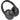 Front View of Black SoulMic Bluetooth Headphones plain