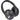 Front View of Black SoulMic Bluetooth Headphones