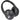 Front View of Black SoulMic Bluetooth Headphones