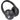Front View of Black SoulMic Bluetooth Headphones