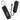 Front View of Black Wally Pro 20 5000 mAh Powerbank and Wall Charger