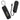 Front View of Black Wally Pro 20 5000 mAh Powerbank and Wall Charger