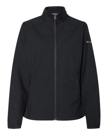 Front View of Black Women’s Kruser Ridge™ Soft Shell Jacket - 212493