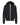 Front View of Black Youth Sponge Fleece Full-Zip Hoodie - 3739Y