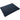 Front View of Blue 100% Recycled PET Fleece Blanket with RPET Pouch