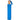 Front View of Blue 46" Recycled 3-Folding Umbrella plain