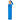 Front View of Blue 46" Recycled 3-Folding Umbrella plain