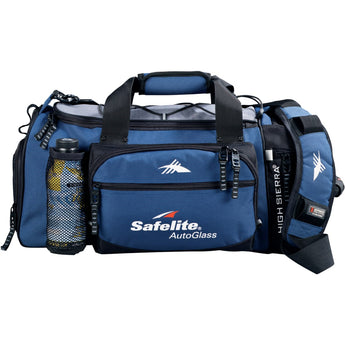 Front View of Blue High Sierra® 21" Water Sport Duffel Bag