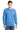 Front View of Blue Moon Port & Co Beach Wash Garment-Dyed Crewneck Sweatshirt PC098 plain