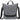 Front View of Gray Dover Recycled Messenger Bag plain