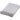 Front View of Gray Micro Coral Plush Blanket plain