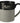 Front View of Gray Otis Ceramic Mug 15oz