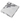 Front View of Gray Sculpture Print Ultra Plush Blanket plain