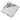 Front View of Gray Sculpture Print Ultra Plush Blanket plain
