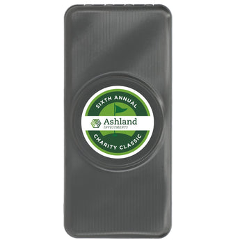 Front View of Gray Solekick™ MagClick™ 10000 15W Wireless Power Bank