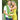Front View of Green "Fiji" Standard Weight Beach Towel color