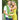 Front View of Green "Fiji" Standard Weight Beach Towel color