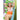 Front View of Green Good Vibes Cabana Stripe Beach Towel plain