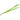 Front View of Green Lanyard with Bulldog Clip plain