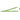 Front View of Green Lanyard with Lobster Clip plain