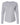 Front View of Heather Grey Women's Cotton Relaxed Long Sleeve T-Shirt - 3911