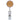 Front View of Natural Bamboo Badge Holder plain