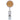 Front View of Natural Bamboo Badge Holder plain