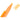 Front View of Orange Recycled Combo Highlighter plain