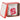 Front View of Red 30-Piece First Aid Kit with Tin Case