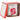 Front View of Red 30-Piece First Aid Kit with Tin Case