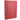 Front View of Red FSC® Mix Pedova™ Zippered UltraHyde Padfolio plain