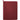 Front View of Red FSC® Mix Pedova™ Zippered UltraHyde Padfolio plain
