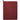 Front View of Red FSC® Mix Pedova™ Zippered UltraHyde Padfolio plain