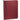 Front View of Red FSC® Mix Pedova™ Zippered UltraHyde Padfolio plain