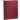 Front View of Red FSC® Mix Pedova™ Zippered UltraHyde Padfolio plain