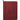 Front View of Red FSC® Mix Pedova™ Zippered UltraHyde Padfolio