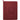 Front View of Red FSC® Mix Pedova™ Zippered UltraHyde Padfolio