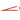 Front View of Red Lanyard with Lobster Clip plain