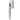 Front View of Silver Recycled Stainless Steel Rollerball Pen plain
